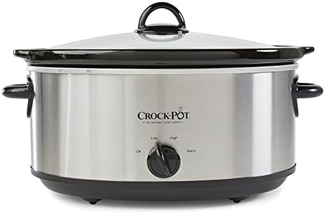 7 Quart Oval Manual Slow Cooker – Stainless Steel - Curated Catalog J8