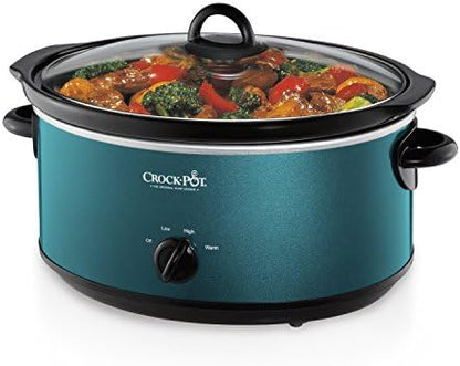 7 Quart Manual Slow Cooker – Turquoise - Curated Catalog J9