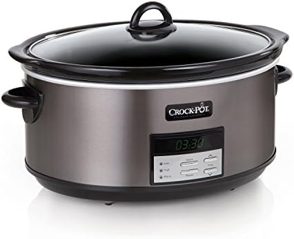 8 Quart Programmable Slow Cooker with Auto Warm - Curated Catalog F0