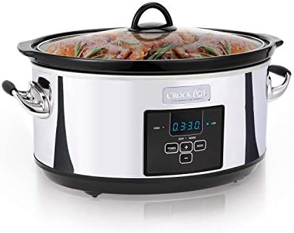 7 Quart Programmable Slow Cooker – Polished Platinum - Curated Catalog O4
