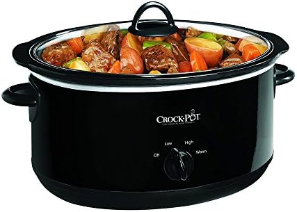 8 Quart Manual Slow Cooker – Black - Curated Catalog S0
