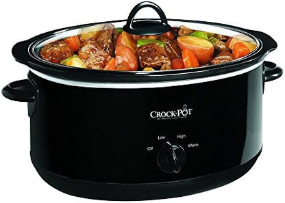 8 Quart Manual Slow Cooker – Black - Curated Catalog S0