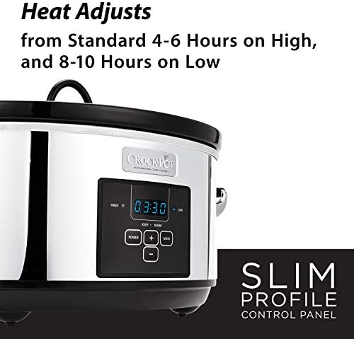 7 Quart Programmable Slow Cooker – Polished Platinum - Curated Catalog O4