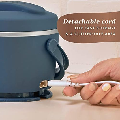 Electric Lunch Box Food Warmer 20oz – Faded Blue - Curated Catalog K3