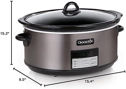 8 Quart Programmable Slow Cooker with Auto Warm - Curated Catalog F0
