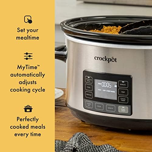 7 Quart Portable Programmable Slow Cooker with Timer - Curated Catalog H9