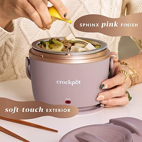 Electric Lunch Box Food Warmer 20oz – Blush Pink - Curated Catalog J1
