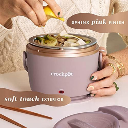 Electric Lunch Box Food Warmer 20oz – Blush Pink - Curated Catalog J1