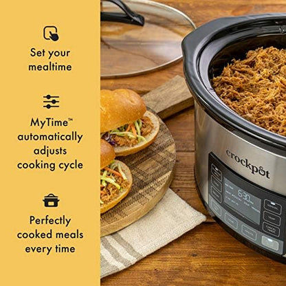 MyTime 6 Quart Programmable Slow Cooker - Curated Catalog K1