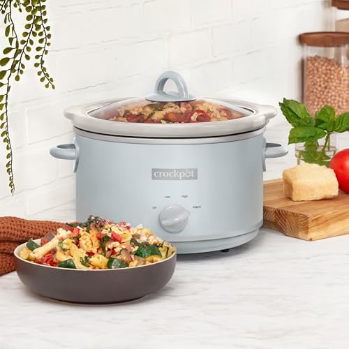 4.5 Quart Manual Slow Cooker – Macaroon Blue - Curated Catalog R4