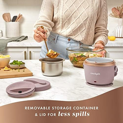 Electric Lunch Box Food Warmer 20oz – Blush Pink - Curated Catalog J1