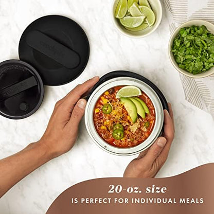 Electric Lunch Box Food Warmer 20oz – Black - Curated Catalog W9