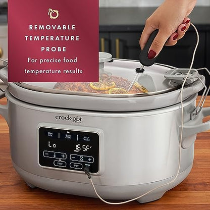 7 Quart Programmable Cook & Carry Slow Cooker - Curated Catalog V8