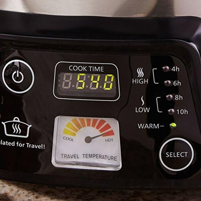 Cook & Carry 6 Quart Programmable Slow Cooker - Curated Catalog L6