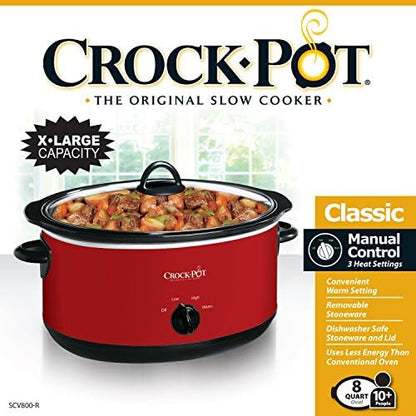 Express Crock 8 Quart Programmable Slow Cooker - Curated Catalog M0