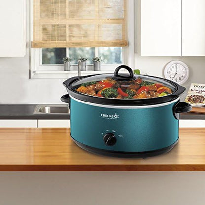 7 Quart Manual Slow Cooker – Turquoise - Curated Catalog M5