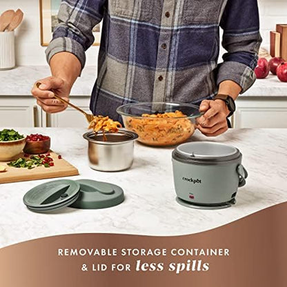 Portable Electric Lunch Box Food Warmer – Green - Curated Catalog S3
