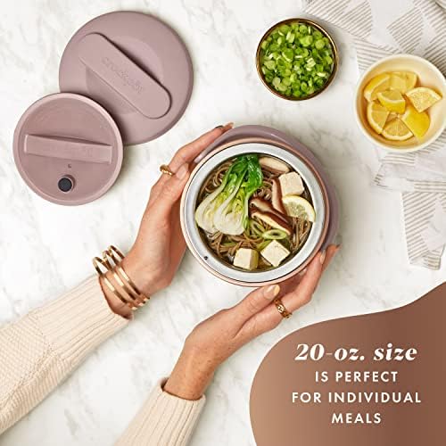 Electric Lunch Box Food Warmer 20oz – Blush Pink - Curated Catalog J1