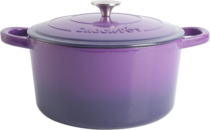 3 Quart Enameled Cast Iron Dutch Oven – Aqua - Curated Catalog D6