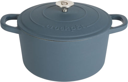 3 Quart Enameled Cast Iron Dutch Oven – Aqua - Curated Catalog D6