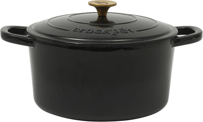 3 Quart Enameled Cast Iron Dutch Oven – Aqua - Curated Catalog D6