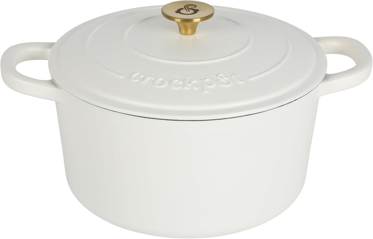 3 Quart Enameled Cast Iron Dutch Oven – Aqua - Curated Catalog G1