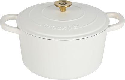 3 Quart Enameled Cast Iron Dutch Oven – Aqua - Curated Catalog G1