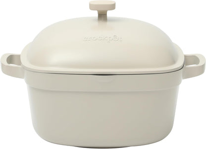 3 Quart Enameled Cast Iron Dutch Oven – Aqua - Curated Catalog D6