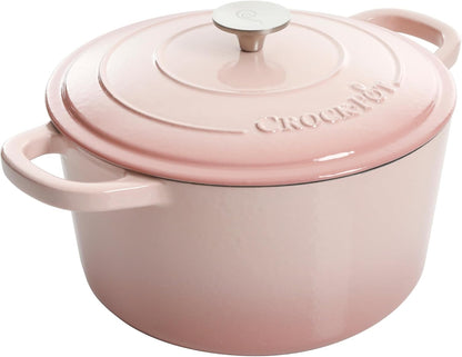 3 Quart Enameled Cast Iron Dutch Oven – Aqua - Curated Catalog D6