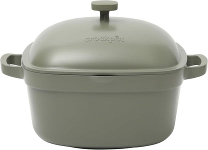 3 Quart Enameled Cast Iron Dutch Oven – Aqua - Curated Catalog D6