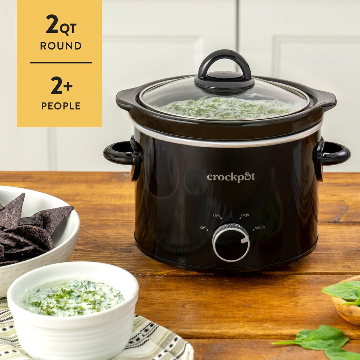 2 Quart Mini Slow Cooker – Classic Compact Cooker - Curated Catalog B9